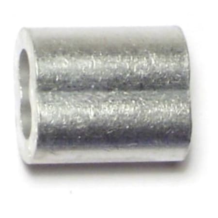 Midwest Fastener 5/32" Aluminum Rope Ferrules 10PK 74702
